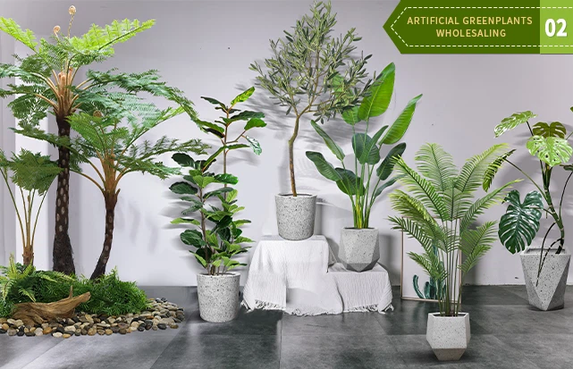 Artificial green plants wholesale